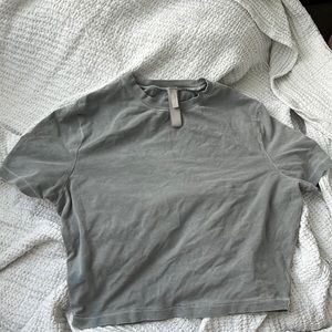 Skims Vintage Wash Cropped Tee